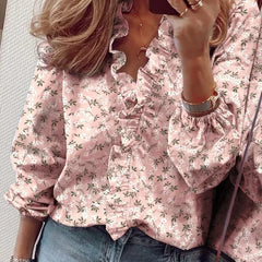 Enola™ | Feminine Blouse with Playful Ruffles