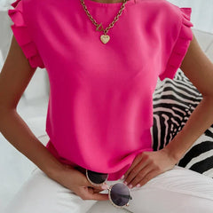 Lana™ | Light & Airy Top with Playful Pleated Sleeves