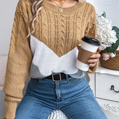 Flora | Chevron Stitch Pullover