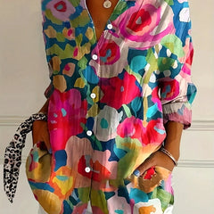 Terri™ | Colorful Blouse with Playful Print