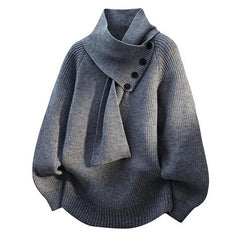Imogen | Cozy Scarf-Neck Sweater