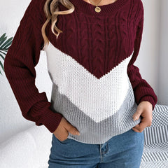 Flora | Chevron Stitch Pullover