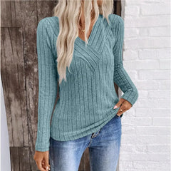 Quinn | Elegant Sunken Stripe Sweater