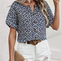 Carrie™ | Chic Floral Print Blouse
