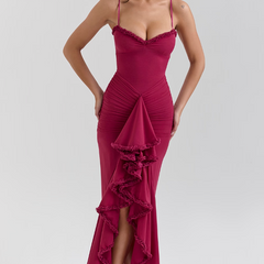 Alexandra | Women's Wedding Guest Lace Ruched Dress