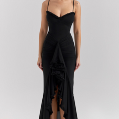 Alexandra | Women's Wedding Guest Lace Ruched Dress
