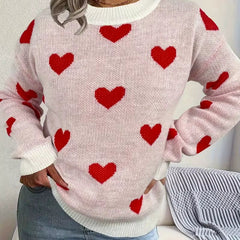 Katherine | Elegant Hearts Sweater