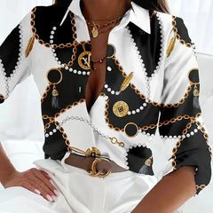 Viola™ | Contemporary Printed Blouse