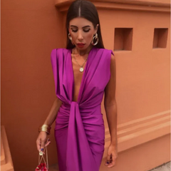 Rose | Elegant Pleated Dress