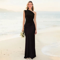 Ashley | Maxi Dress with a Guilt in Satin