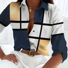 Viola™ | Contemporary Printed Blouse