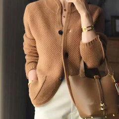 Arletta - Timeless Button-Front Cardigan Jacket