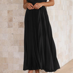 Maria™ | Elegant Pleated Maxi Dress