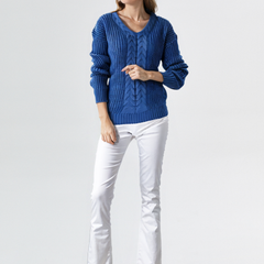 Oriana | Comfy V-Neck Sweater