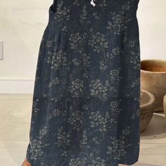 Princess™ | Vintage Floral Elastic waistband Pocket Skirt