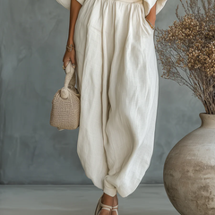 Eleonora – Elegant One-Shoulder Two-Piece Set