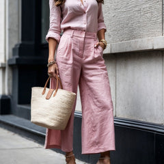 Kayla™ | Capri Pants and Loose Shirt Set