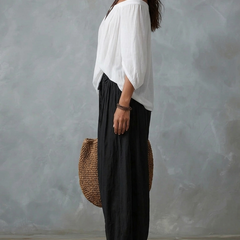 Rosario™ | Off-Shoulder Top & Wide Lantern Pants Set