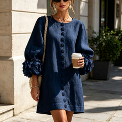 Rosalie | Button-Down Mini Dress