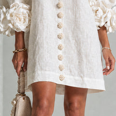 Rosalie | Button-Down Mini Dress