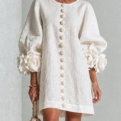 Rosalie | Button-Down Mini Dress