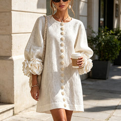 Rosalie | Button-Down Mini Dress