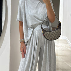 Leanne™ | Casual Top & Wide-Leg Pants Set