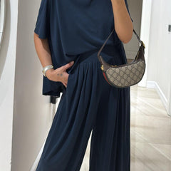 Leanne™ | Casual Top & Wide-Leg Pants Set