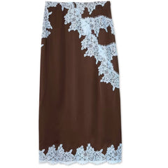 Mabel™ | Elegant Lace Panel Top & Skirt Set