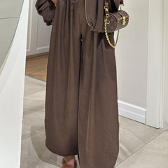 Maribel™ | Jacket + Drawstring Pants Casual Two-piece Suit
