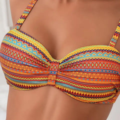 Rose™ | Two Piece Swimsuit with Striped Print