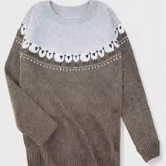 Nordic™ | Elegant Winter Sweater with Sheep Jacquard Pattern