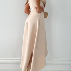 Julie | Dress with Pink Pattern