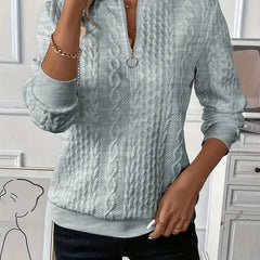 Zoé | Modern Zip-Up Sweater