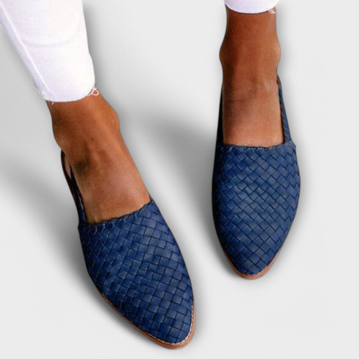 Aurora | Woven Slingback Loafer |