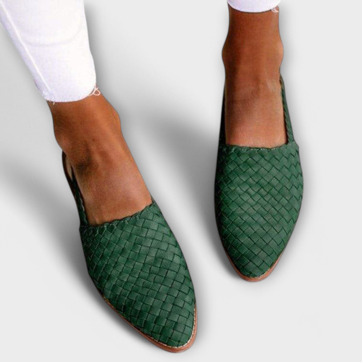 Aurora | Woven Slingback Loafer |