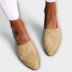Aurora | Woven Slingback Loafer |