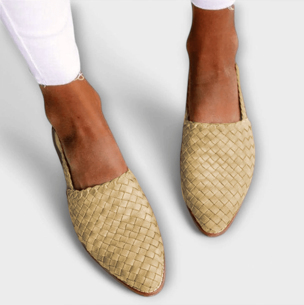 Aurora | Woven Slingback Loafer |