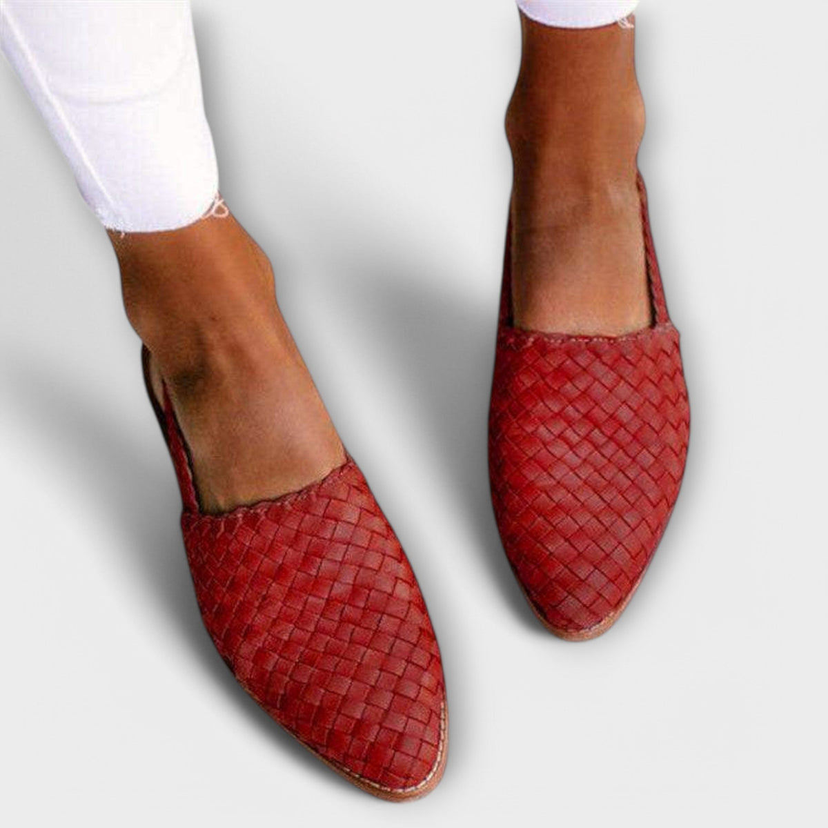 Aurora | Woven Slingback Loafer |