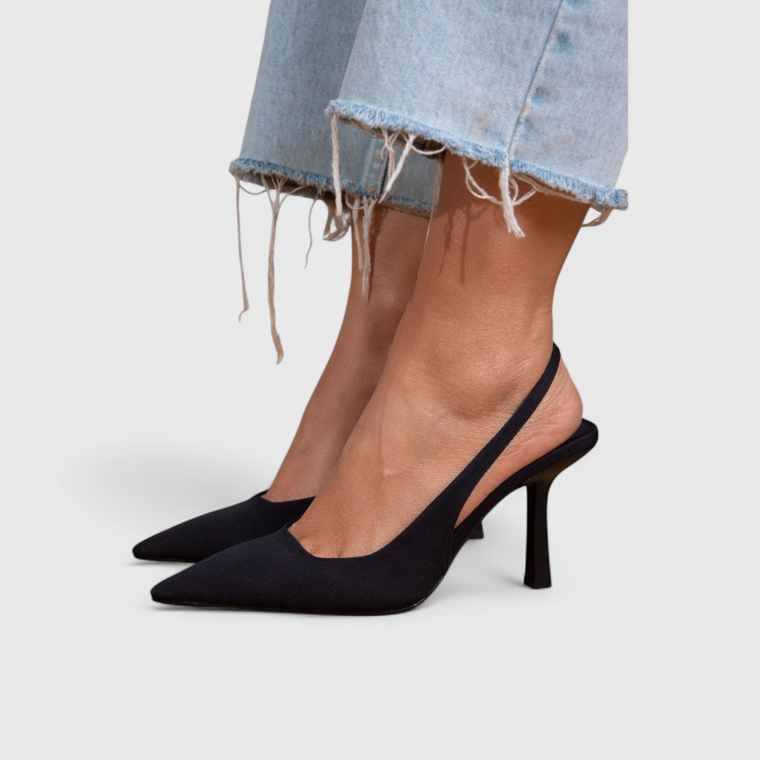 Feminine Orthopedic Real Leather Heels.