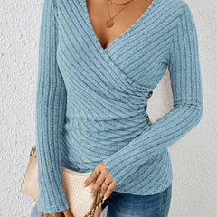 Caroline™ | Tummy Tucking Long Sleeve Top
