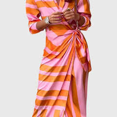 Everly | Elegant Wrap Dress With Print