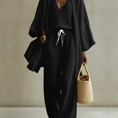 Tanisha | 3-piece Linen Look Set