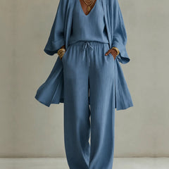 Tanisha | 3-piece Linen Look Set