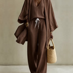 Tanisha | 3-piece Linen Look Set