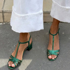Allegra | Golden Sandals Everyday Elegance