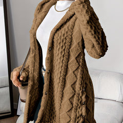 Adriana | Plush Hooded Cardigan