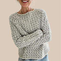 KRISTINE – COZY TEXTURED KNIT SWEATER