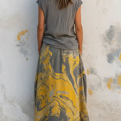 Eleanor™ | Relaxed Top & A-Line Skirt Set