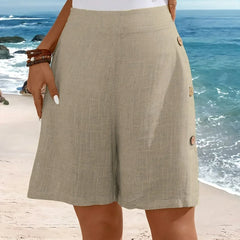 Whitney™ | Comfortable Shorts With Buttons